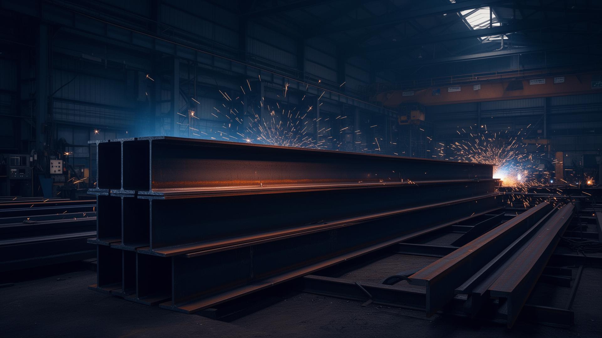 NR Engineering steel fabrication workshop in Drogheda, Ireland